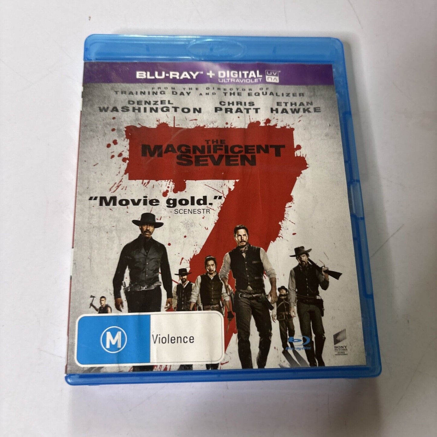 The Magnificent Seven (Blu-ray, 2016) Denzel Washington, Chris Pratt All Regions