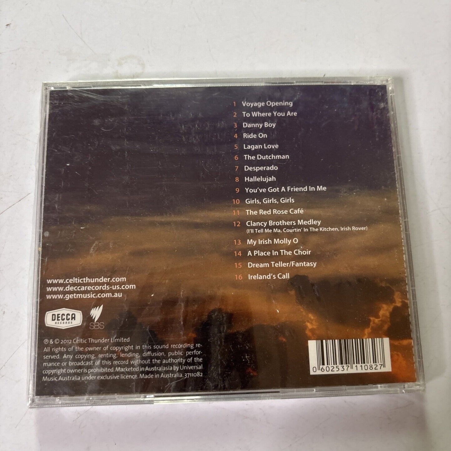 Celtic Thunder - Voyage II (CD, 2012) 3711082 *New Sealed*