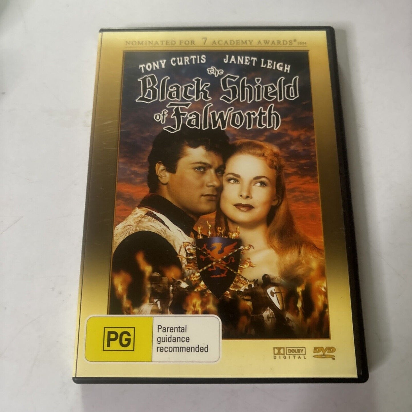 The Black Shield Of Fallsworth (DVD, 1954) Tony Curtis, Janet Leigh Region 4