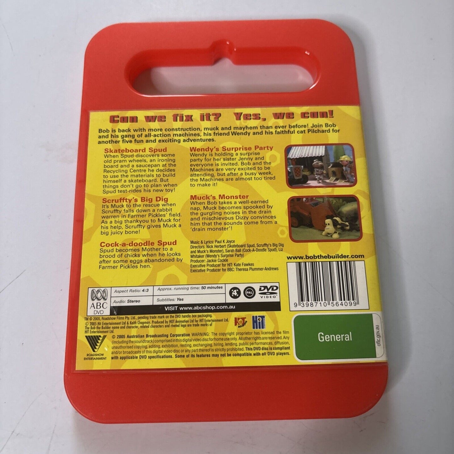 Bob the Builder - Skateboard Spud (DVD, 2003) Region 4