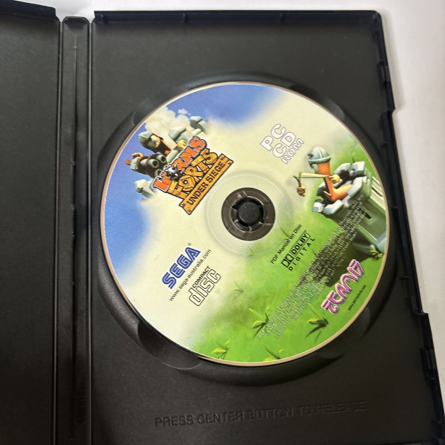 Worms Forts Under Siege PC CDROM