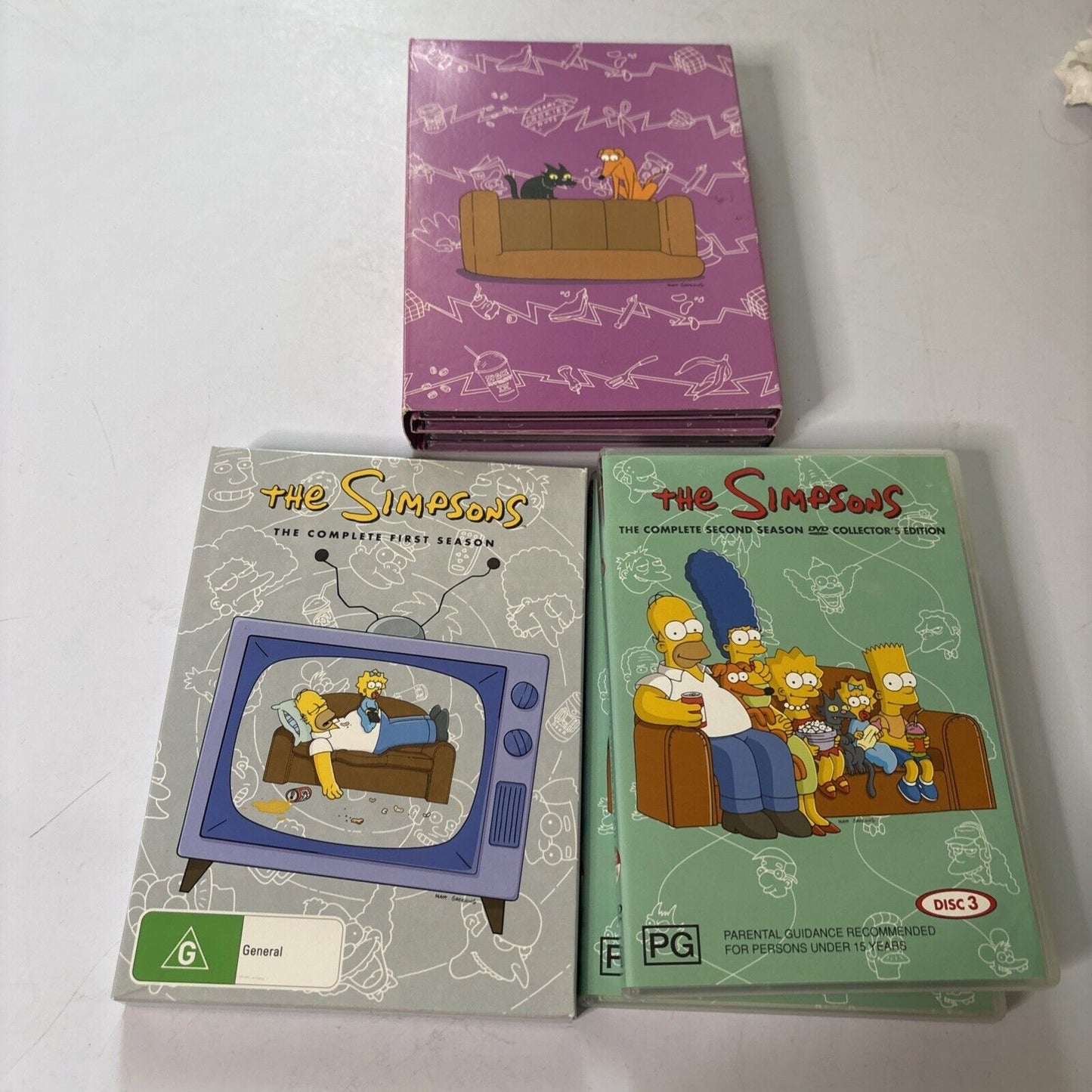 The Simpsons : Season 1 2 3 (DVD, 1989) Region 4