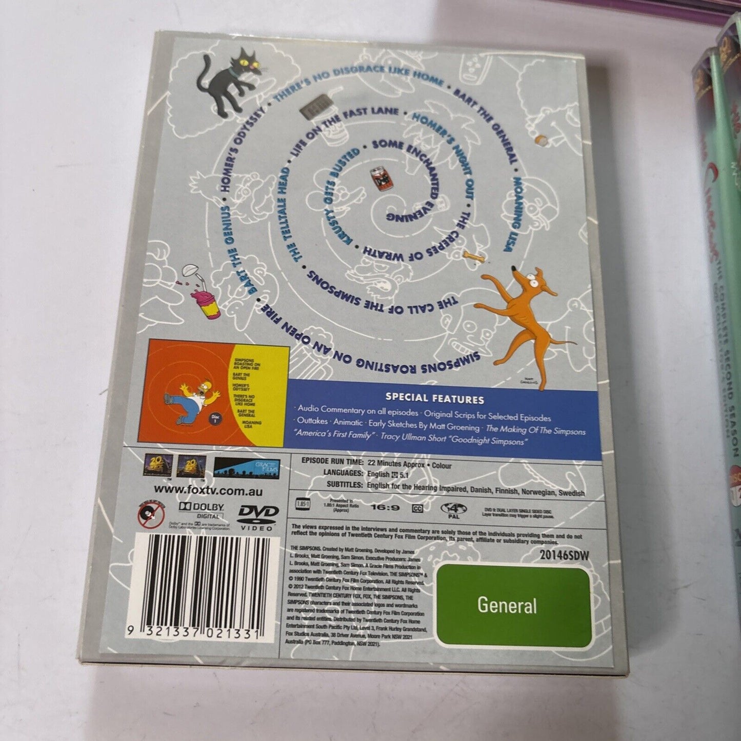 The Simpsons : Season 1 2 3 (DVD, 1989) Region 4