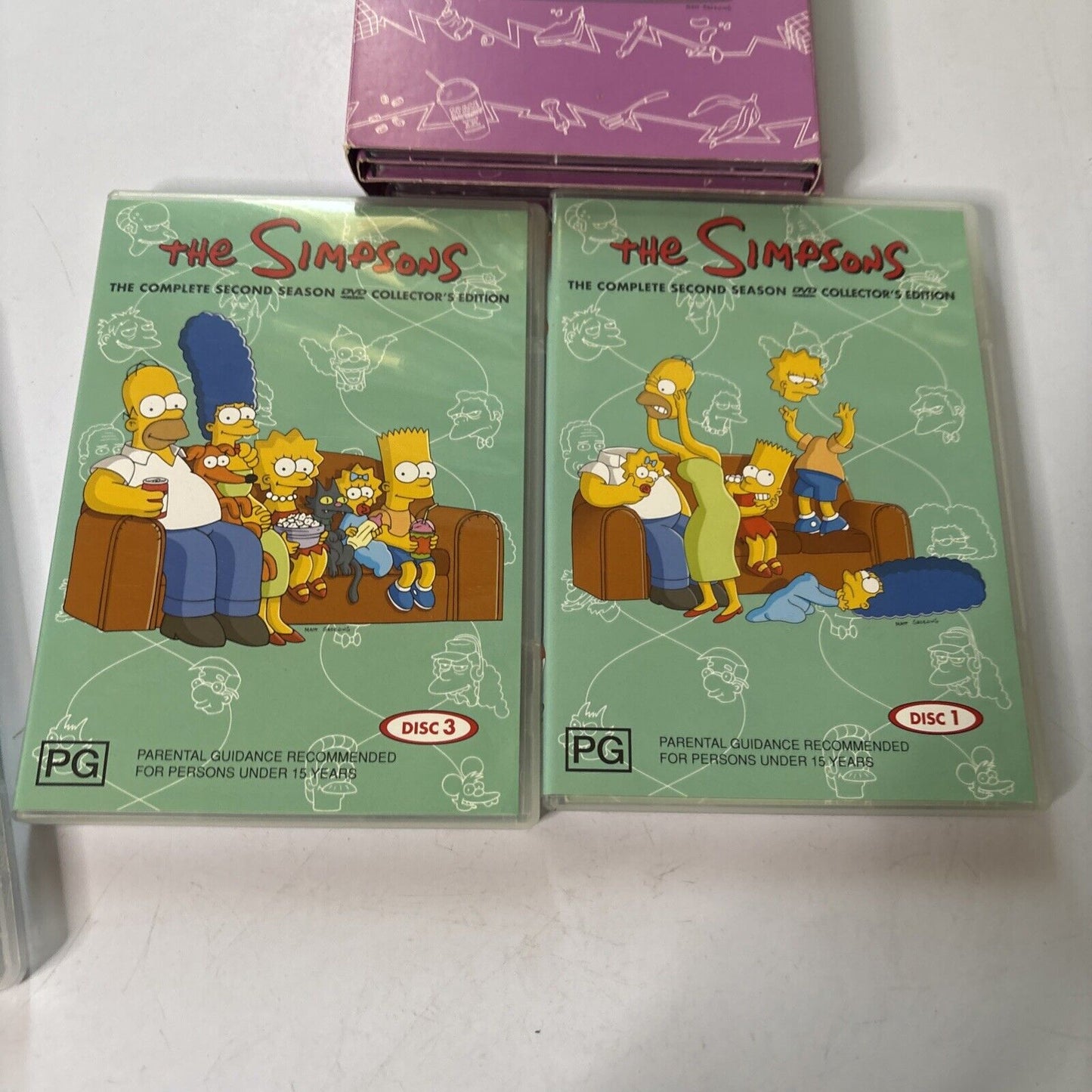 The Simpsons : Season 1 2 3 (DVD, 1989) Region 4