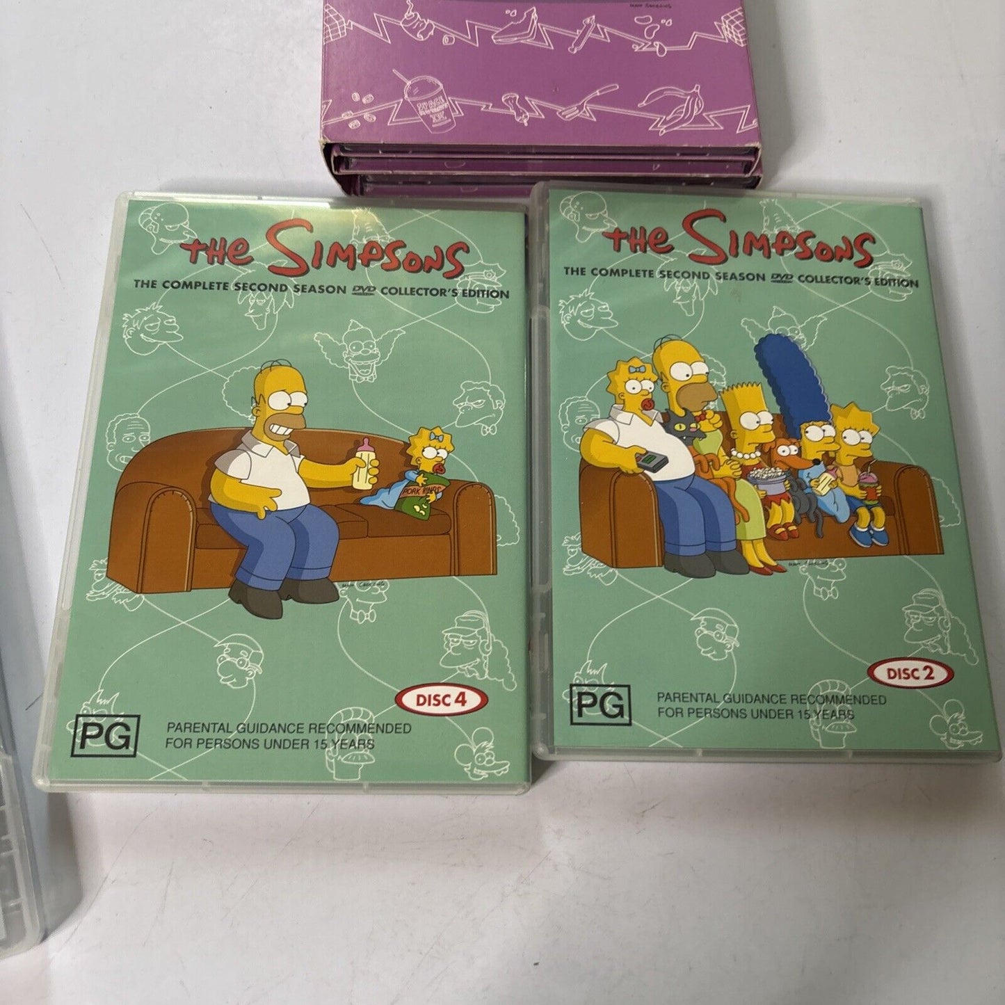 The Simpsons : Season 1 2 3 (DVD, 1989) Region 4