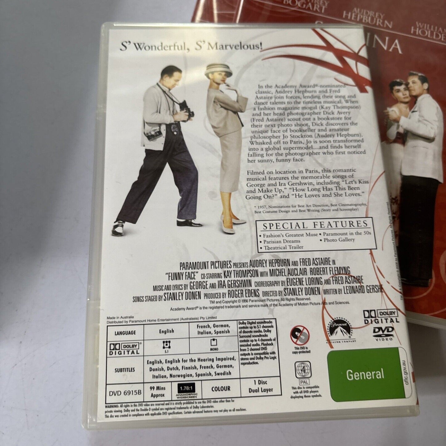 Audrey Hepburn - The Ruby Collection 6 Movies DVD Box Set Region 4