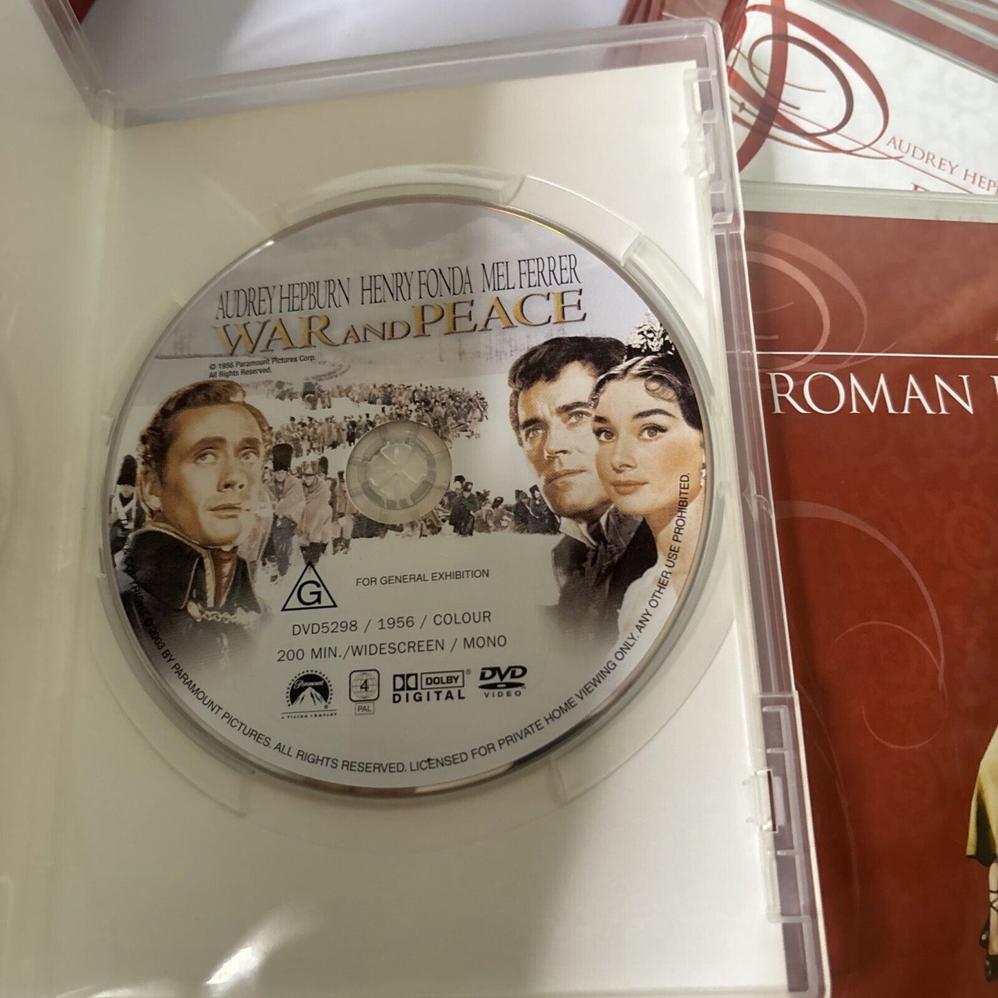 Audrey Hepburn - The Ruby Collection 6 Movies DVD Box Set Region 4