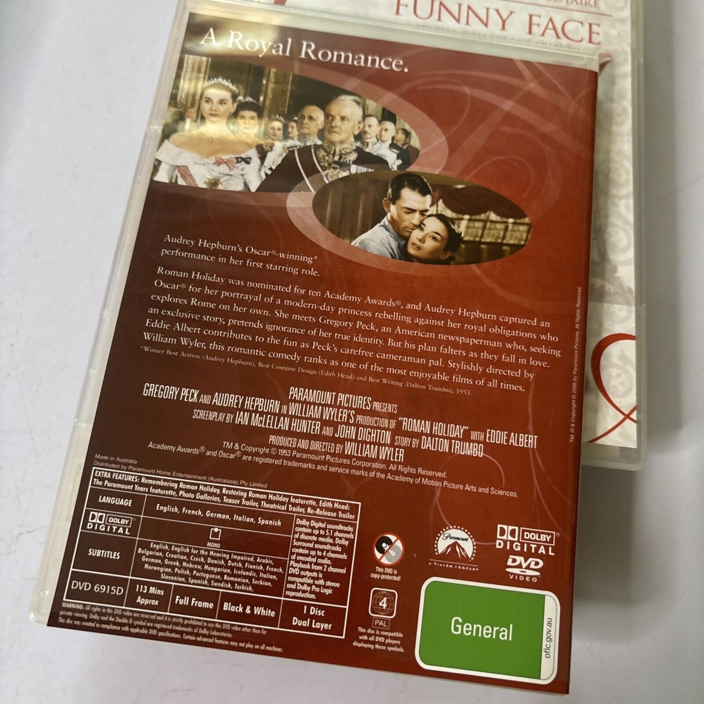 Audrey Hepburn - The Ruby Collection 6 Movies DVD Box Set Region 4
