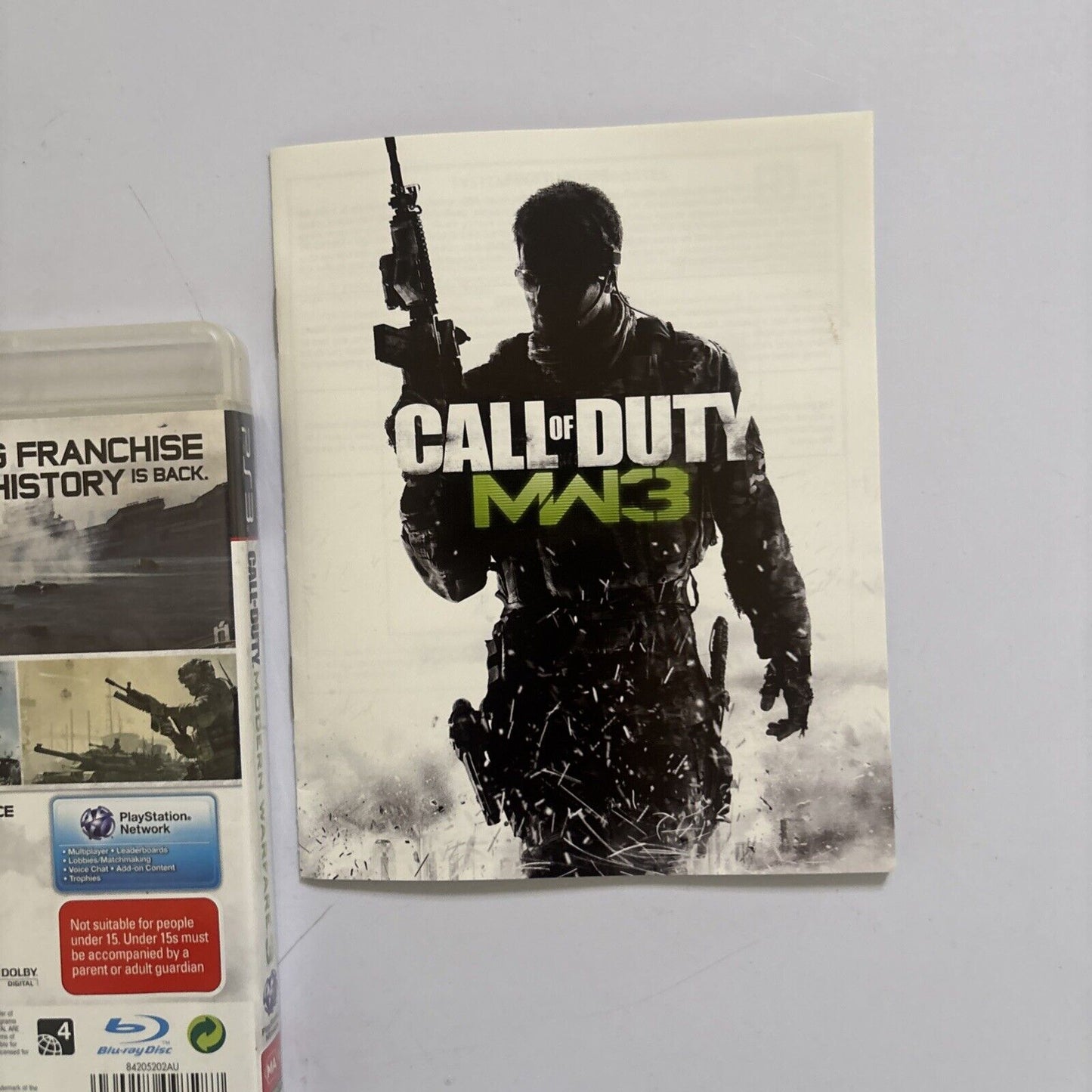 Call Of Duty: Modern Warfare 3 - Sony Playstation 3 (PS3) Complete With Manual