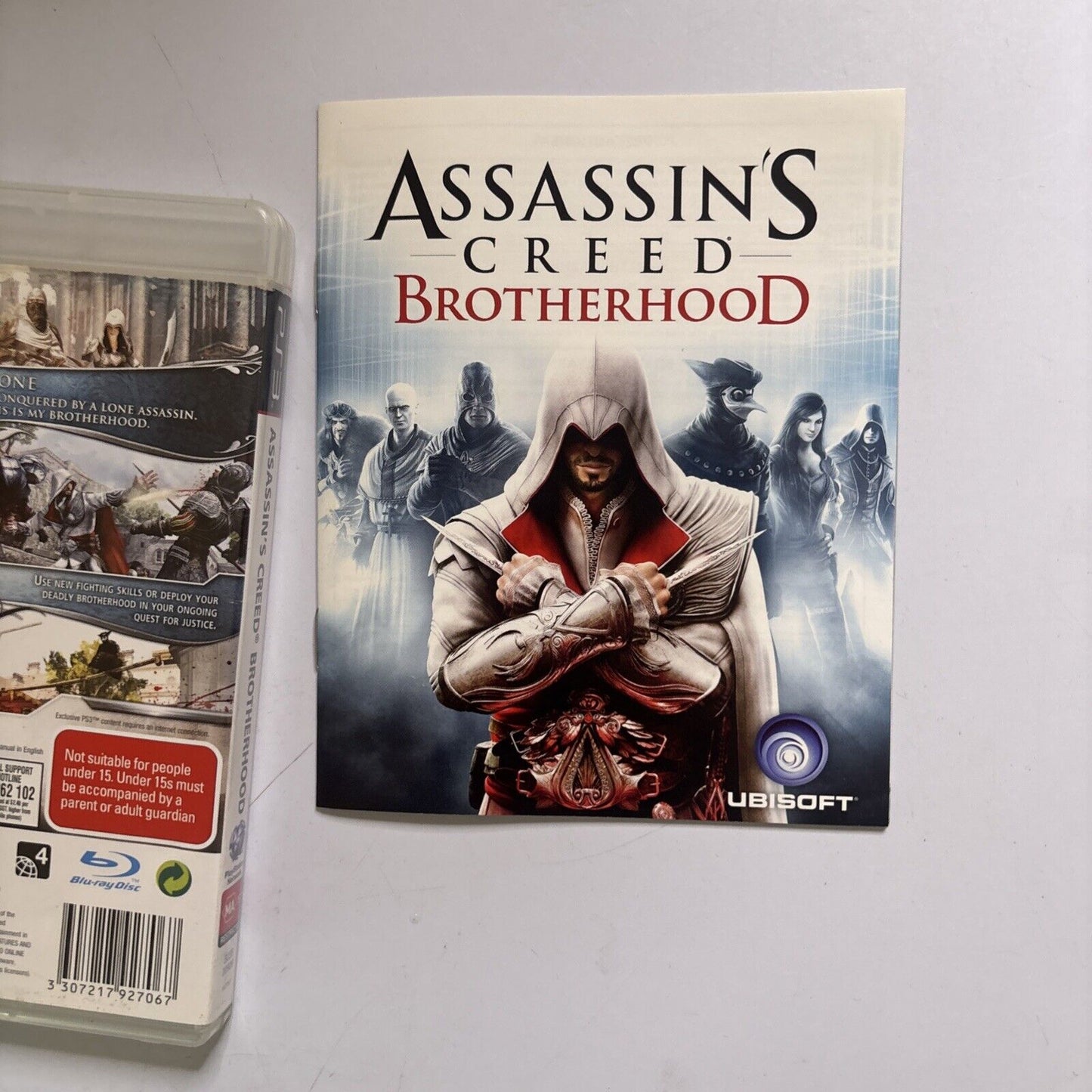 Assassins Creed Brotherhood PS3 Sony PlayStation 3 game + manual