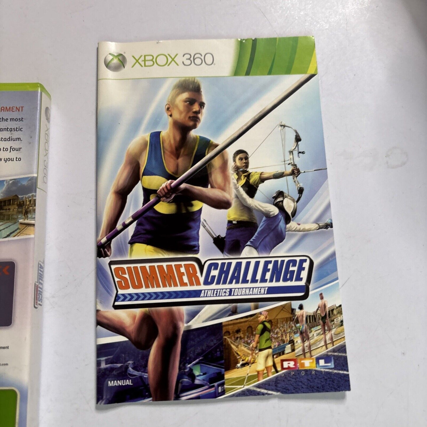 Summer Challenge Athletics Tournament: Xbox 360 Game Manual PAL