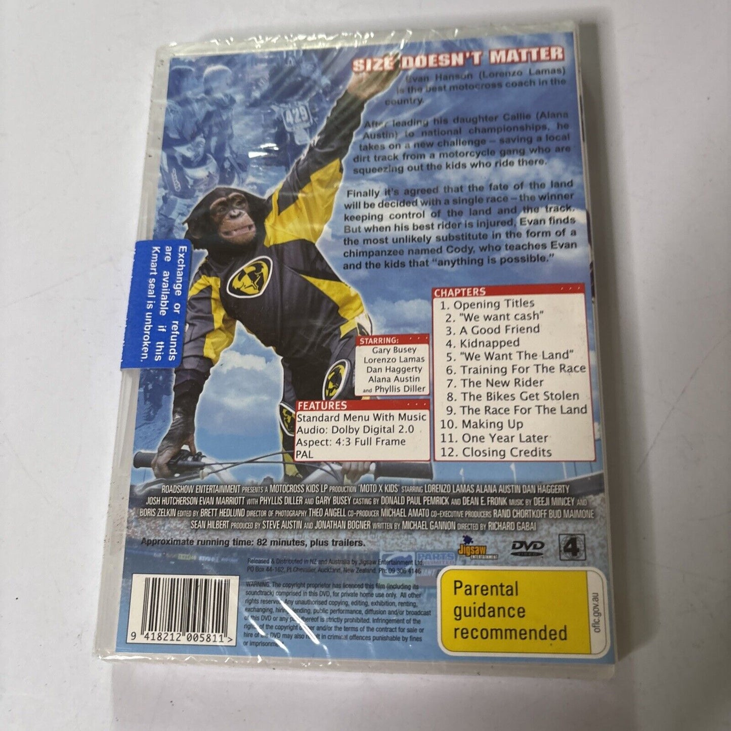 Moto X Kids (DVD, 2004) Alana Austin Region 4 *New Sealed*