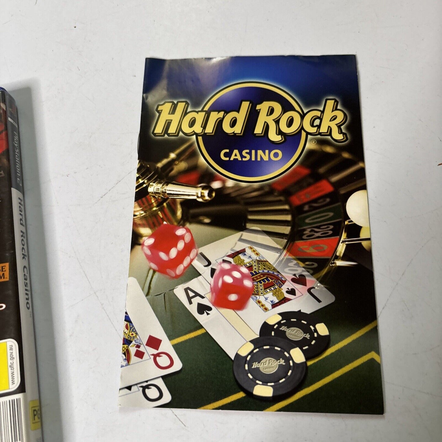 Hard Rock Casino - Sony PS2 Sony PlayStation 2 Manual PAL