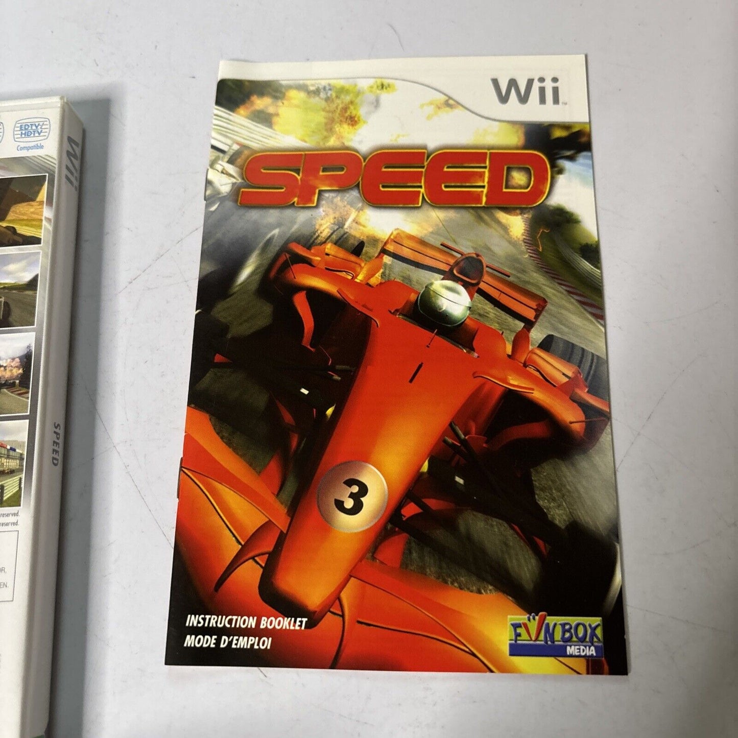 Speed - Nintendo Wii Manual PAL