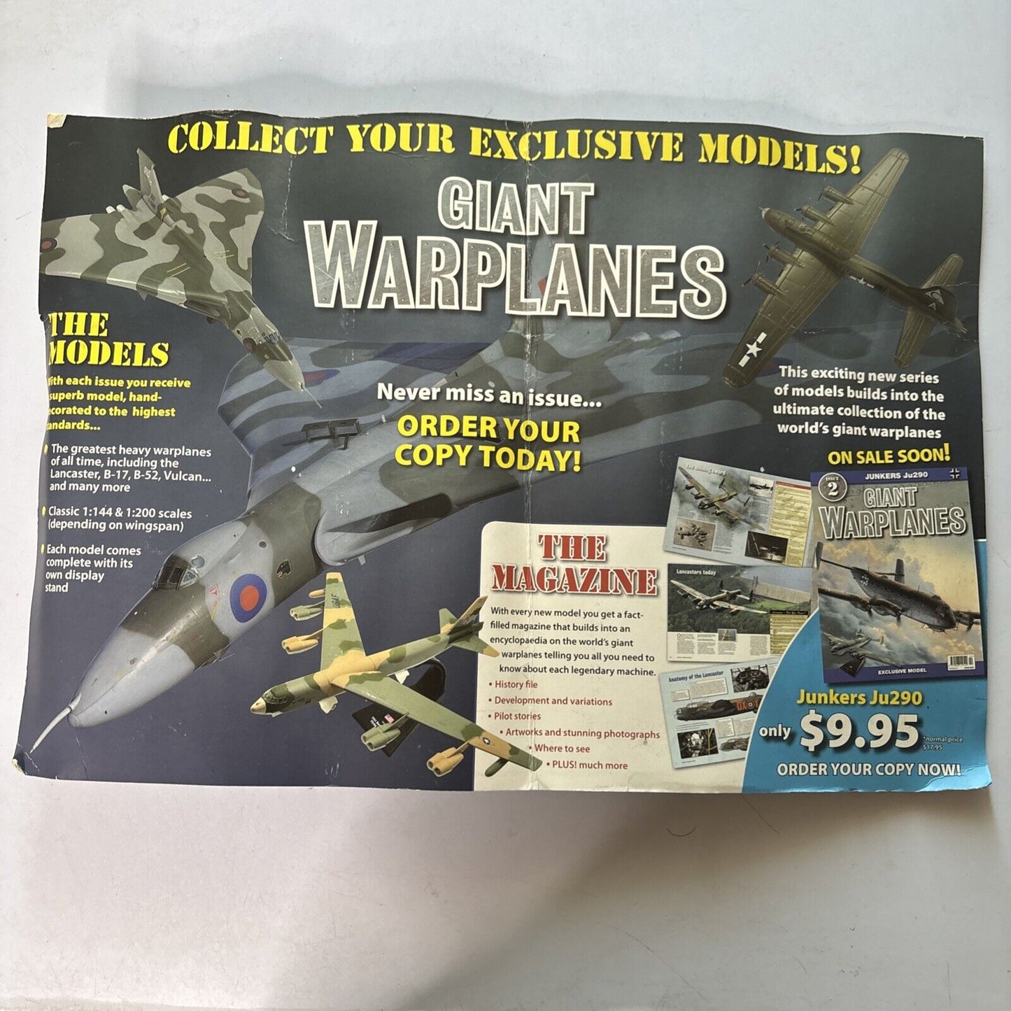 Giant Warplanes Magazine & Avro Lancaster Model Issue 1 *Never Opened*