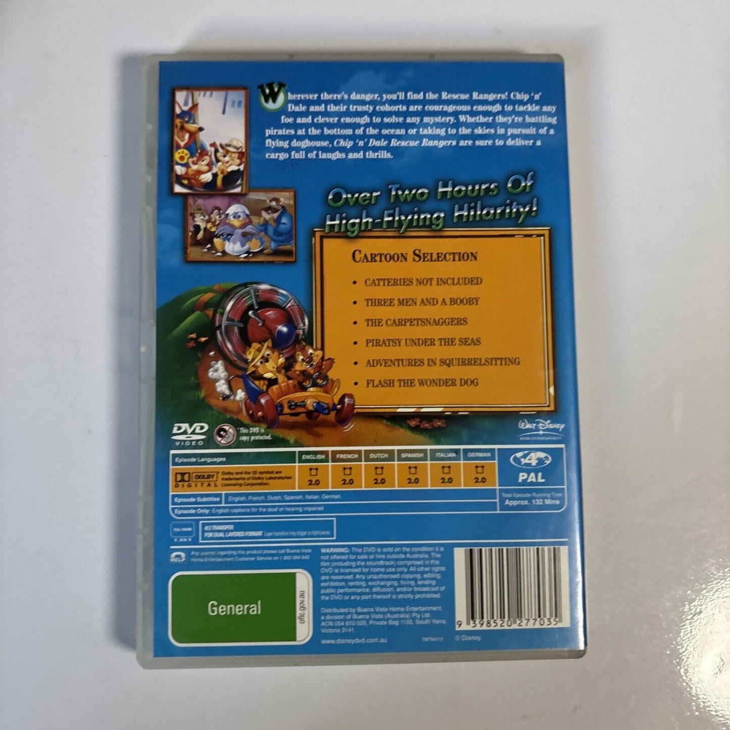 Chip 'n Dale - Here Comes Trouble : Vol 1 (DVD, 2005) Region 4