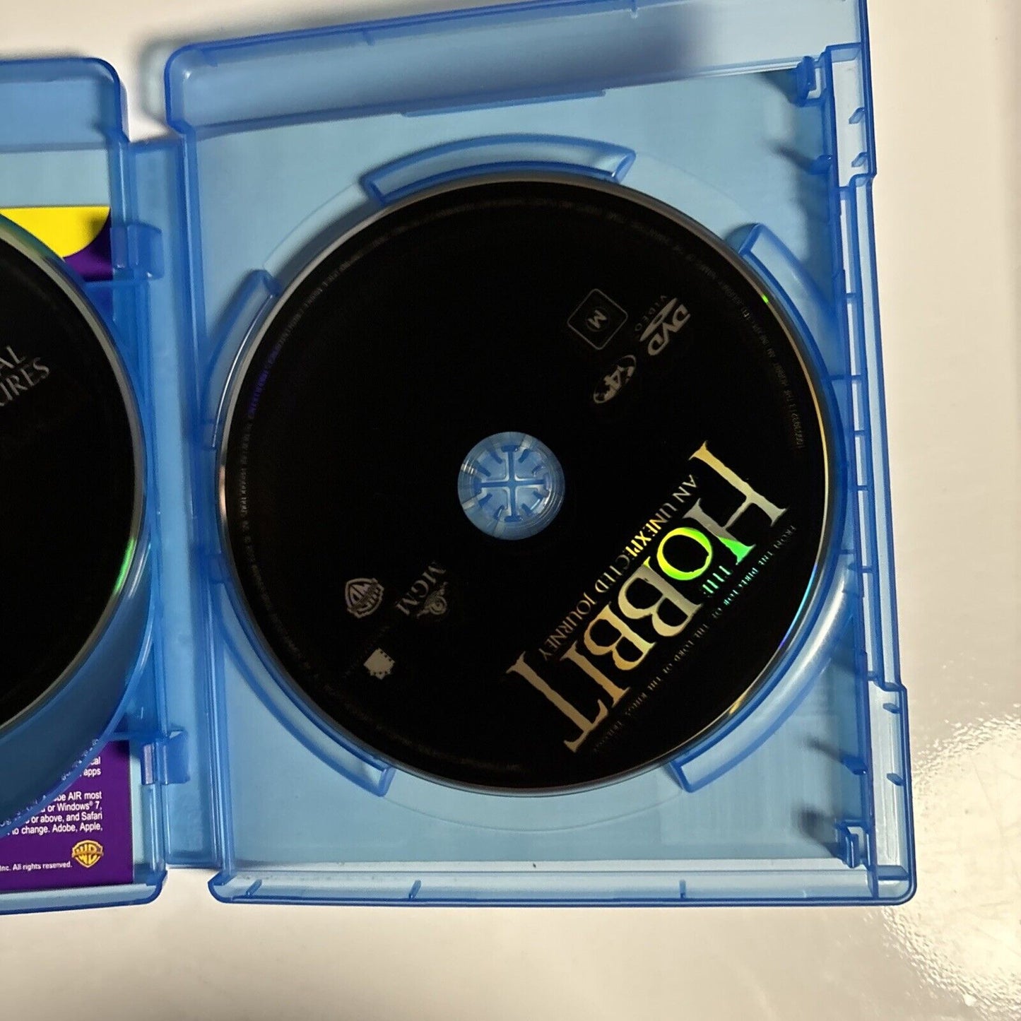 Hobbit-An Unexpected Journey (Blu-ray + DVD, 2012) Region B &4