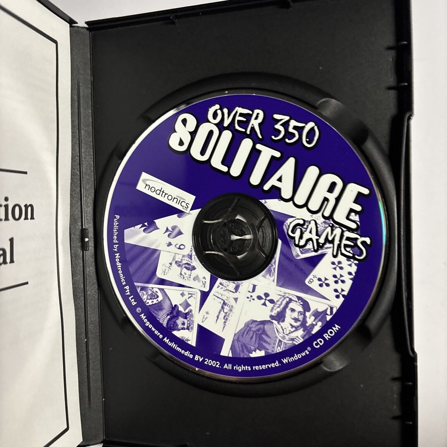 Solitaire Over 1000 Games - PC CDROM Windows XP 98 ME