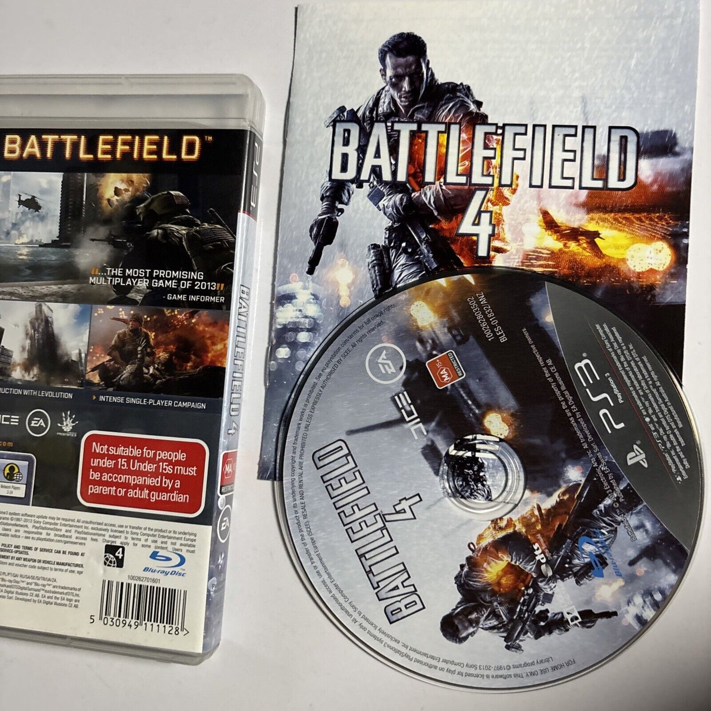 Battlefield 4 - Sony PlayStation 3 PS3 2013 Game & Manual