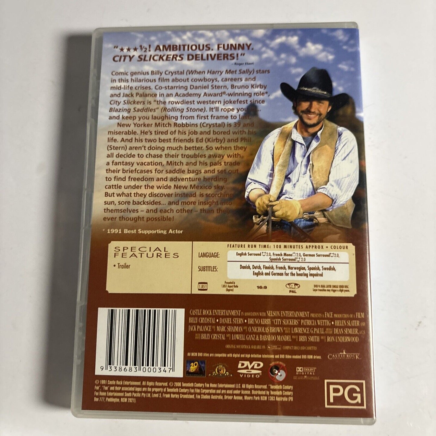 City Slickers (DVD, 1991) Billy Crystal, Daniel Stern NEW Region 4