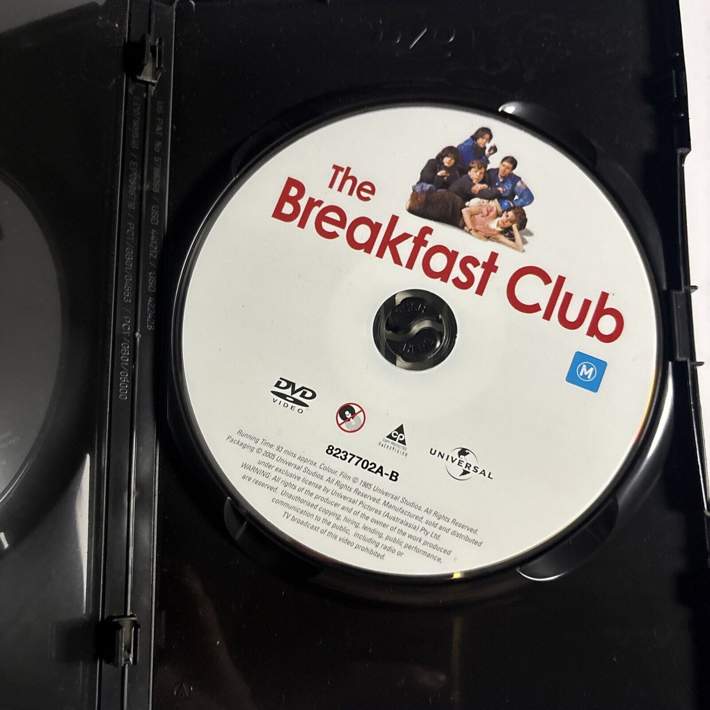 The Breakfast Club (DVD, 1985) Molly Ringwald, Judd Nelson Region 4 &2
