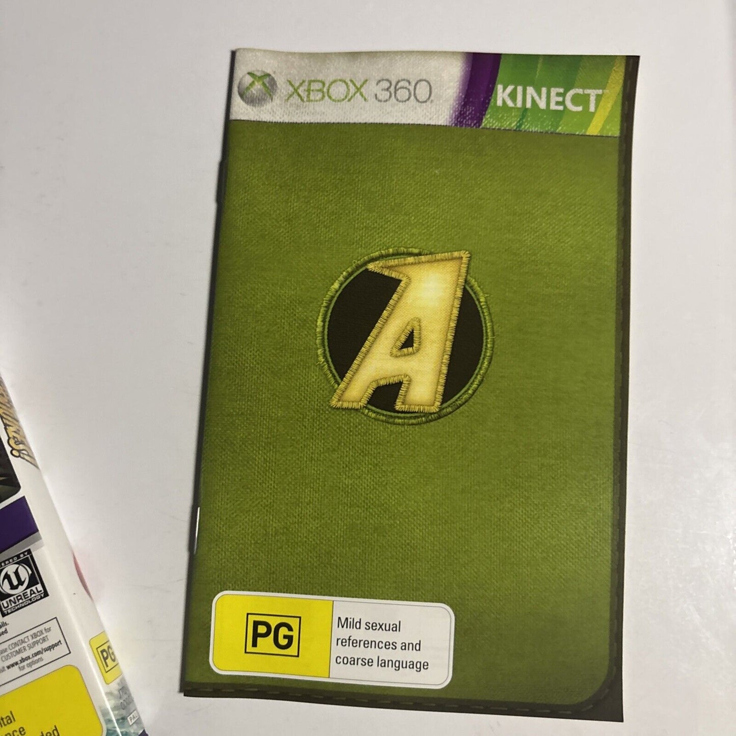 Kinect Adventures! Xbox 360 Manual PAL