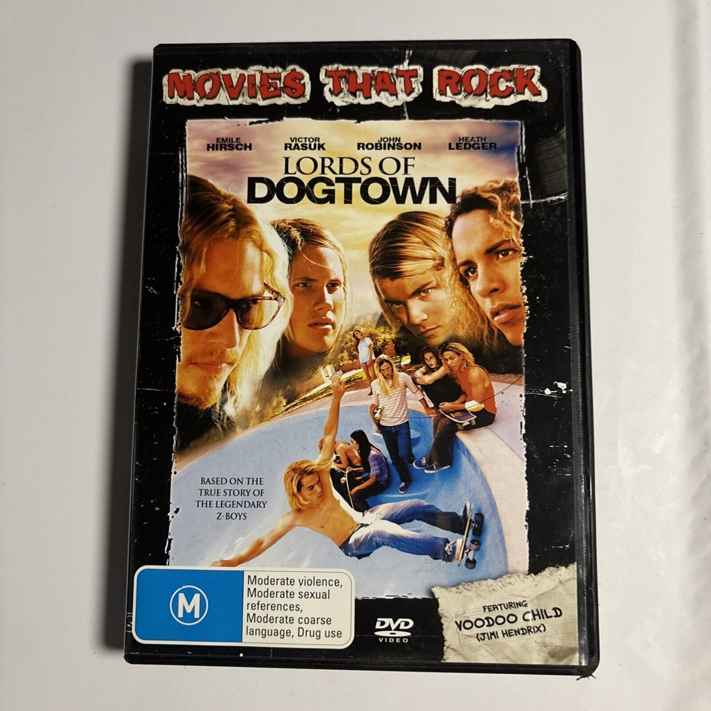 Lords of Dogtown (DVD, 2005) Emile Hirsch, Heath Ledger Region 4