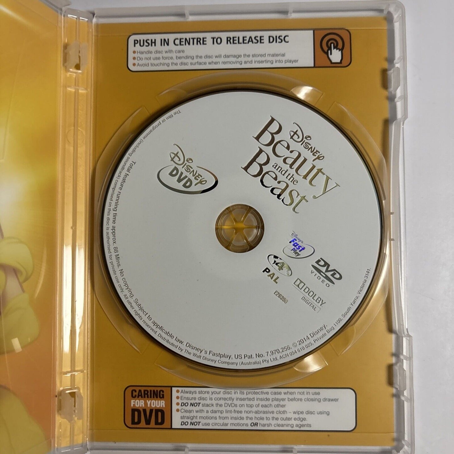 Beauty and the Beast | Disney Classics (DVD, 1991) Region 4