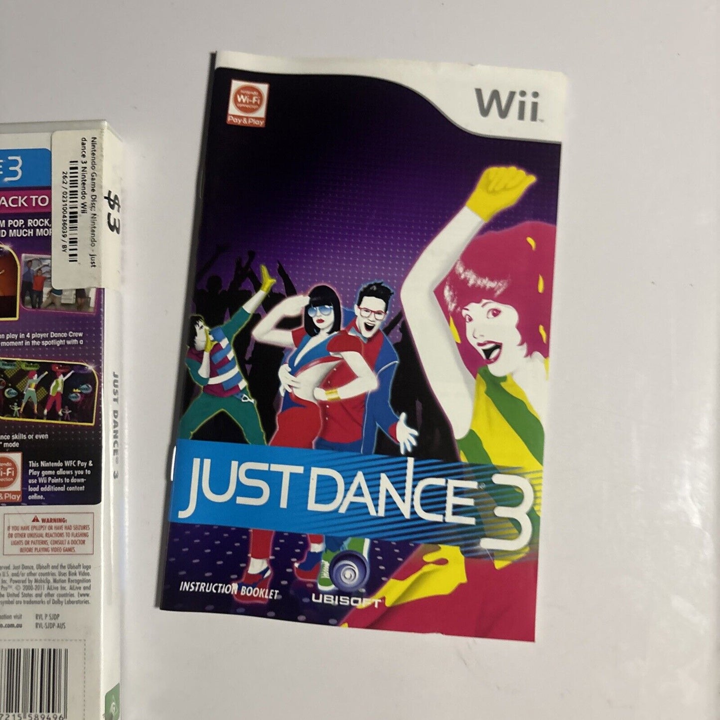 Just Dance 3 Nintendo Wii Complete with Manual PAL