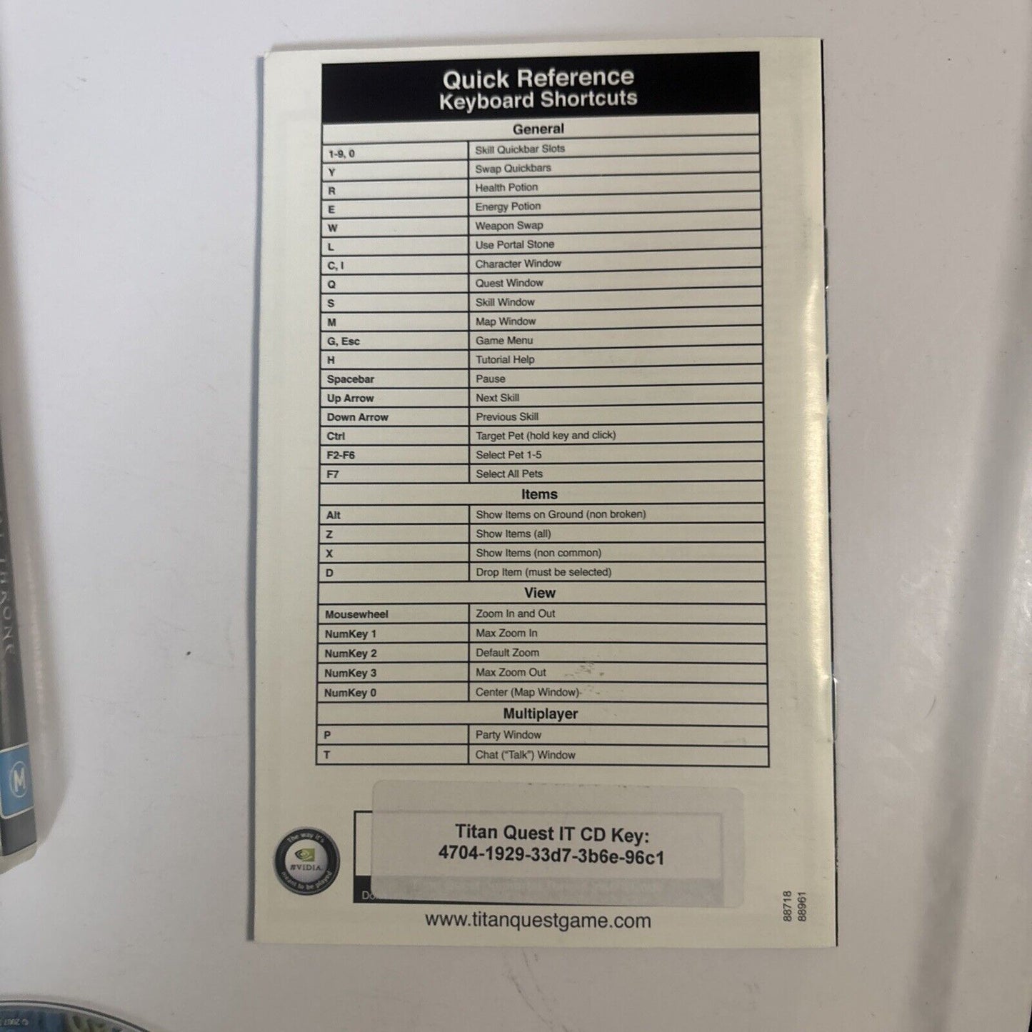 Titan Quest: Immortal Throne Expansion - PC DVD Windows 2007 Game