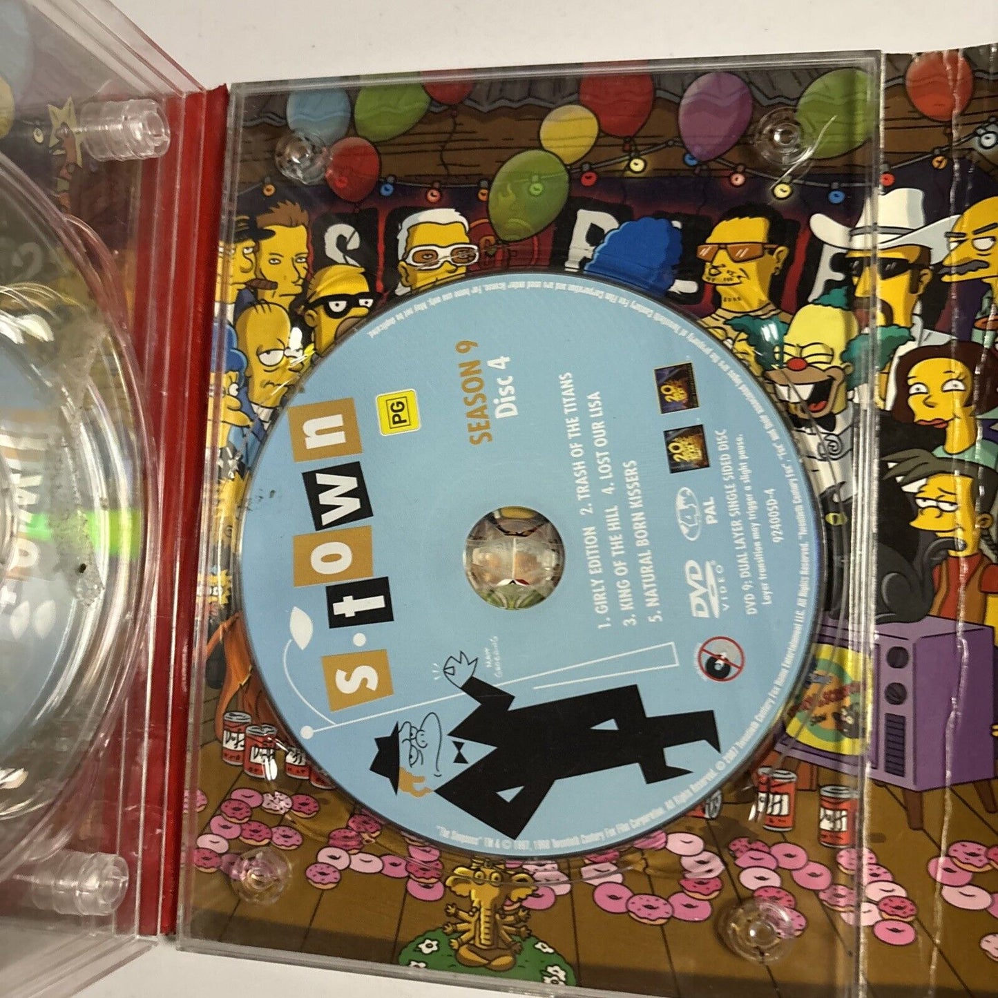 The Simpsons - Complete Ninth Season (DVD, 1998, 4-Disc) Region 4