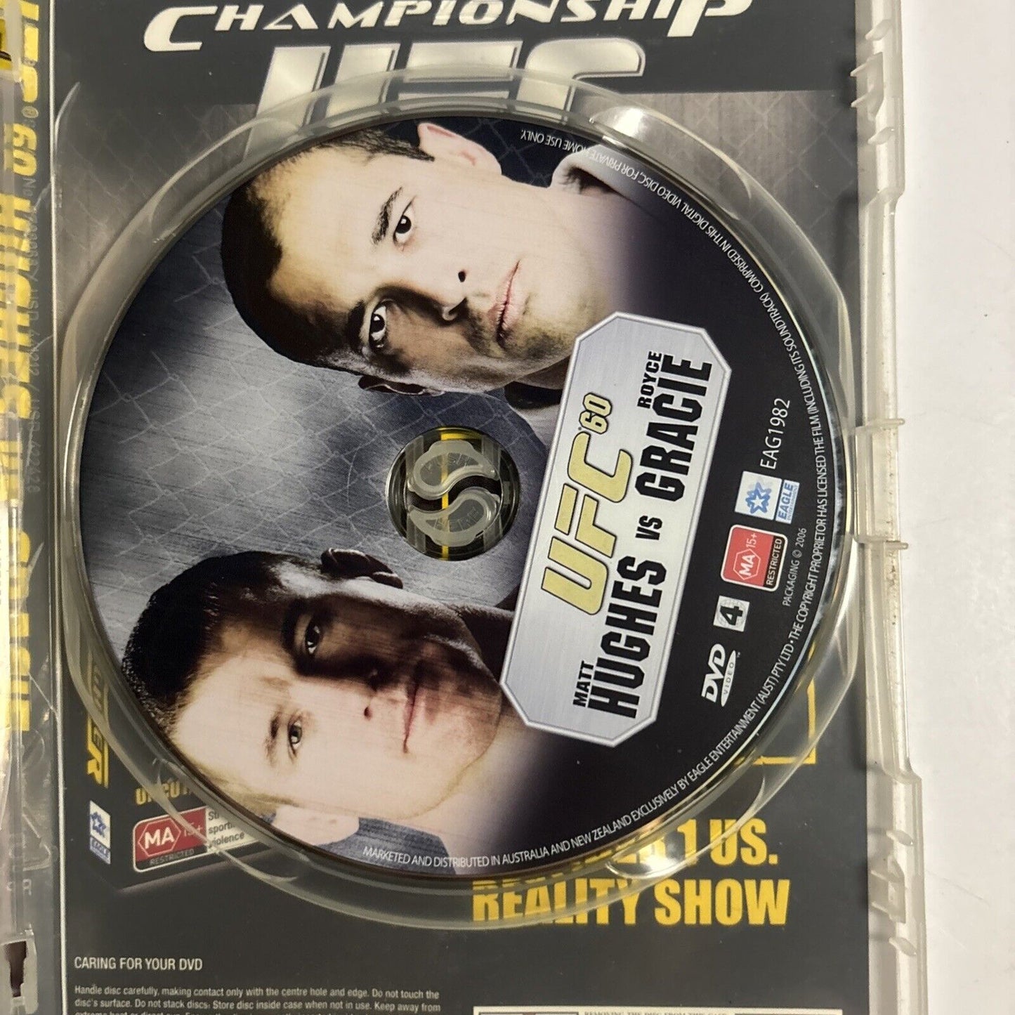 UFC #60 - Hughes Vs Gracie (DVD, 2006) Region 4
