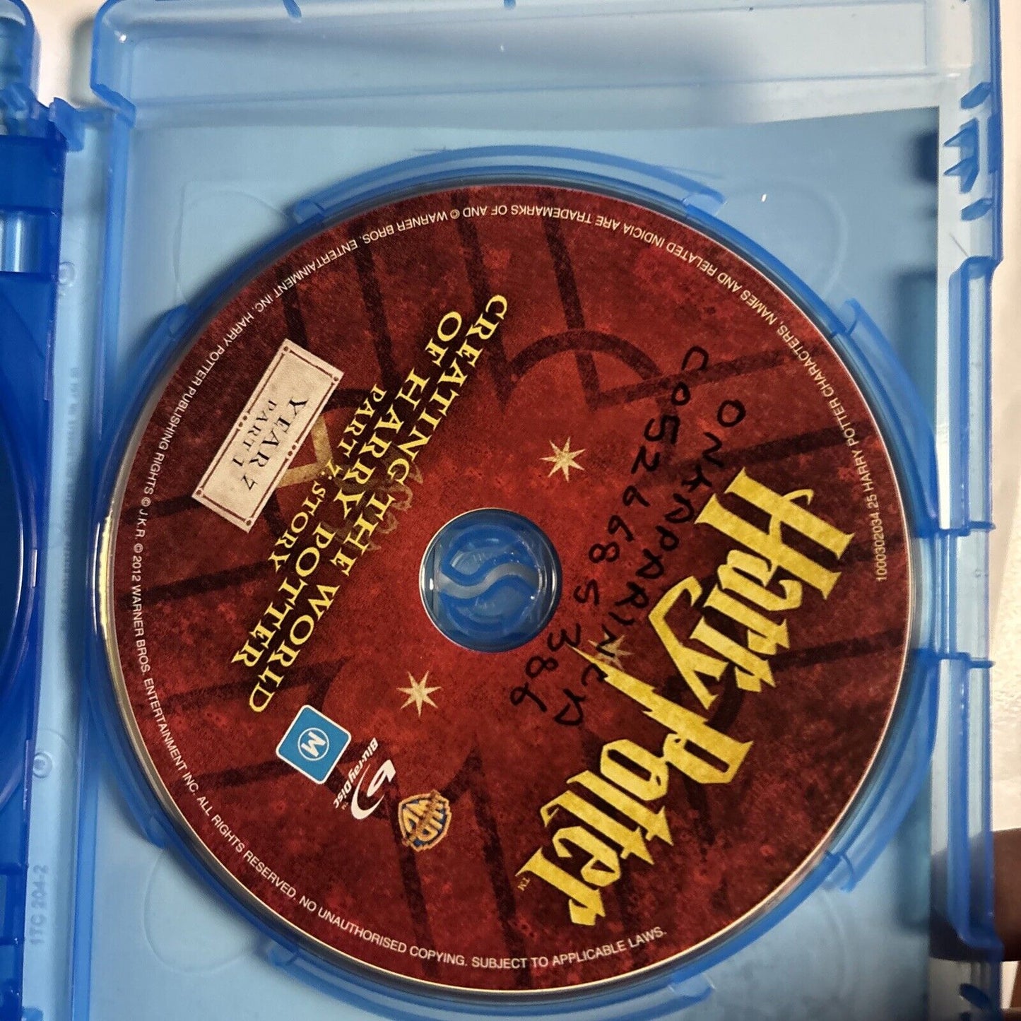 Harry Potter & the Deathly Hallows : Part 1 (Bluray, 2-Disc) Region B Ex-Rental