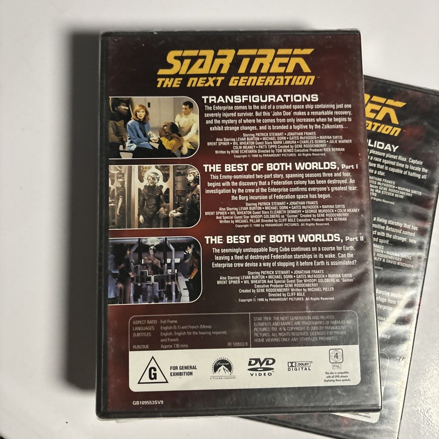 Star Trek The Next Generation: TNG 11,12,21,22,23,25 (DVD, 5-Disc) Region 4