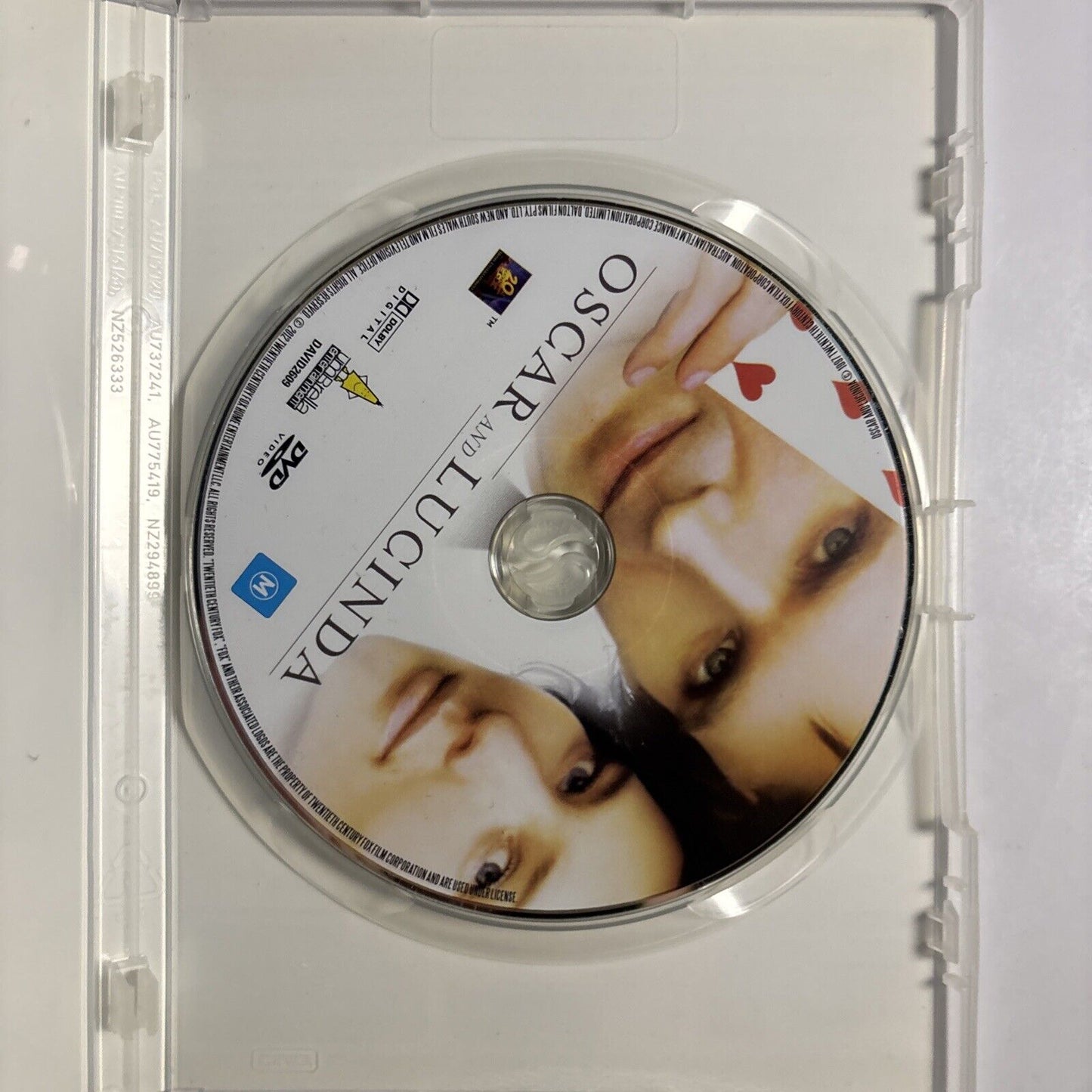 Oscar and Lucinda (DVD, 1997) Ralph Fiennes, Cate Blanchett Region 4