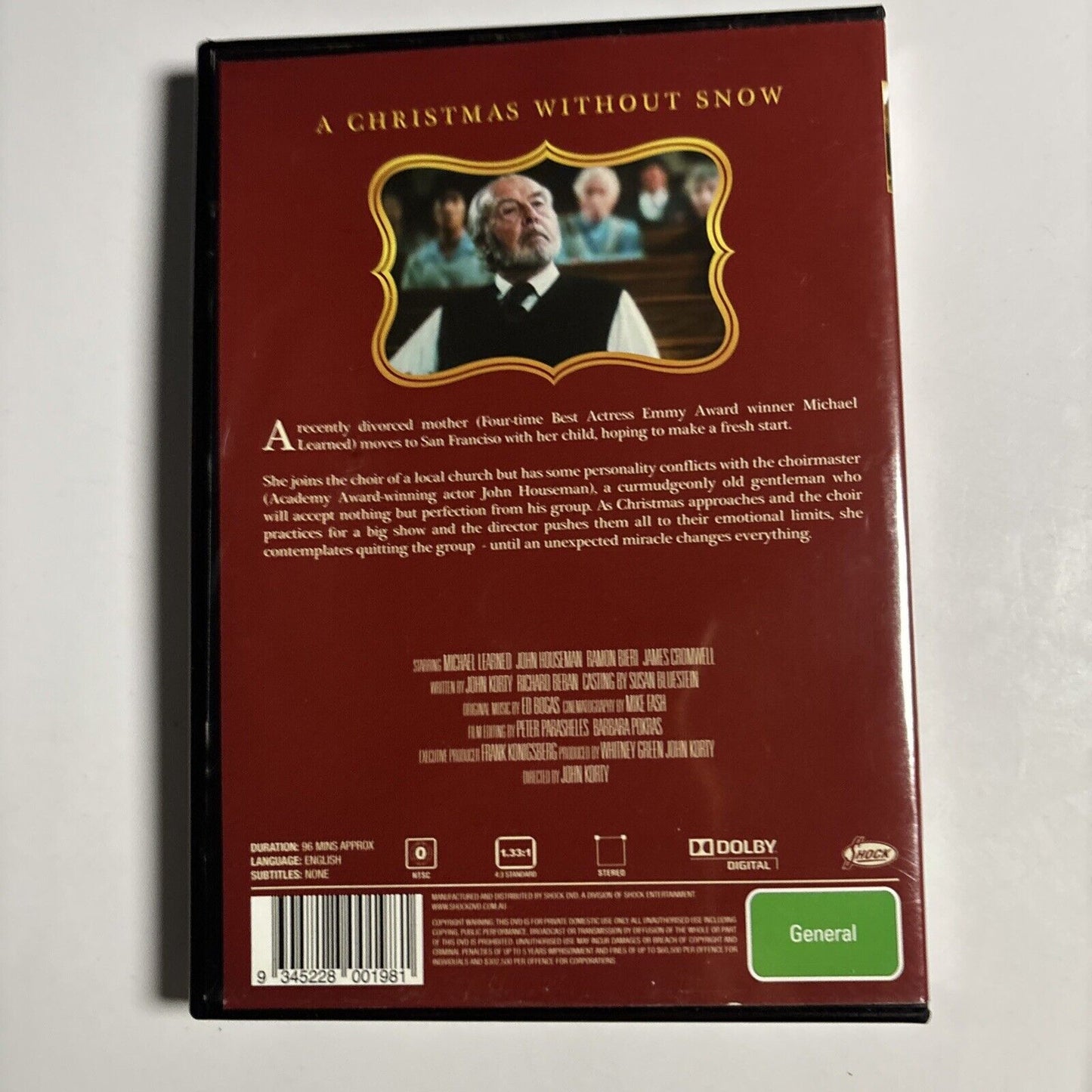 A Christmas Without Snow (DVD, 1980) Michael Learned NEW All Regions