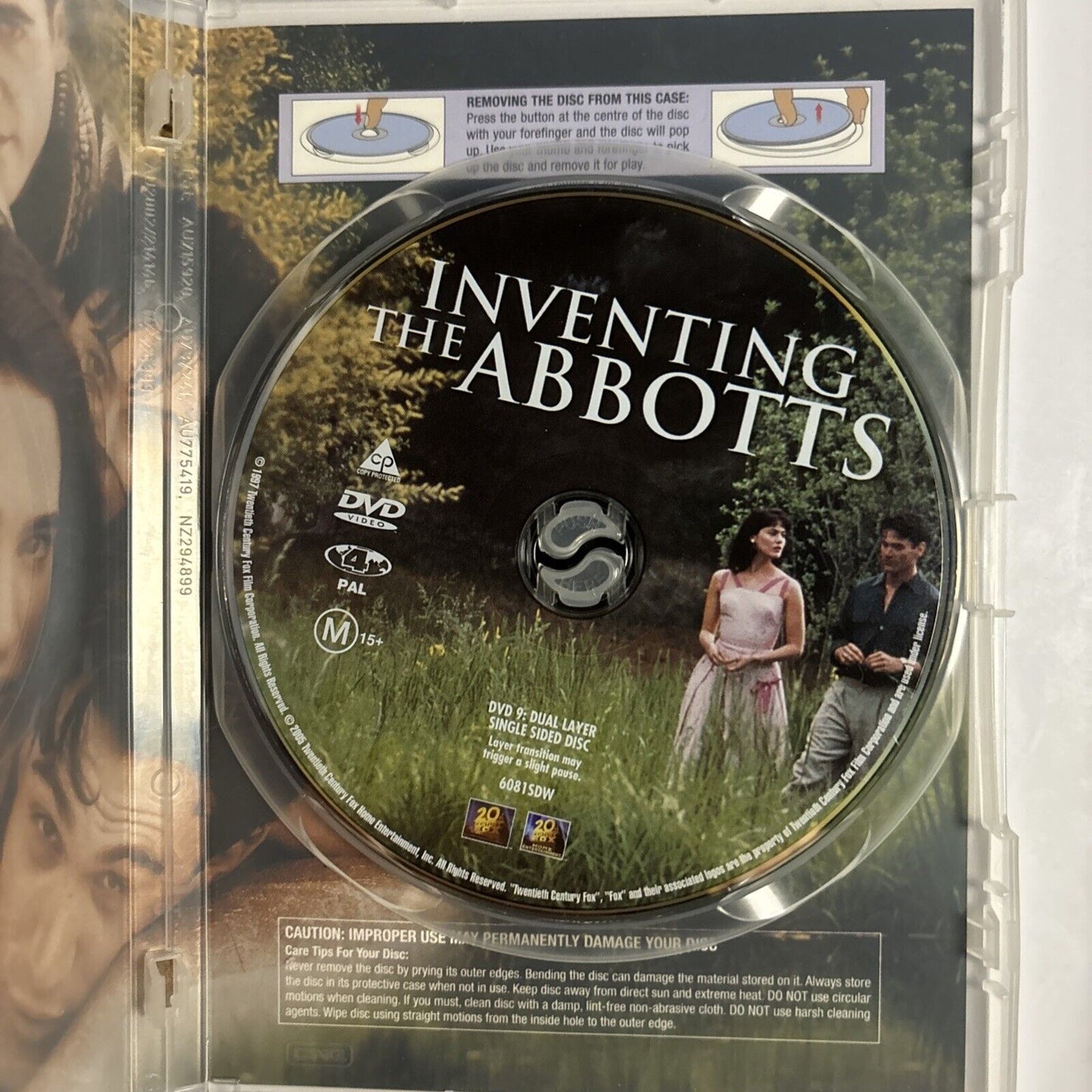Inventing the Abbotts (DVD, 1997) Liv Tyler, Jennifer Connelly Region 4