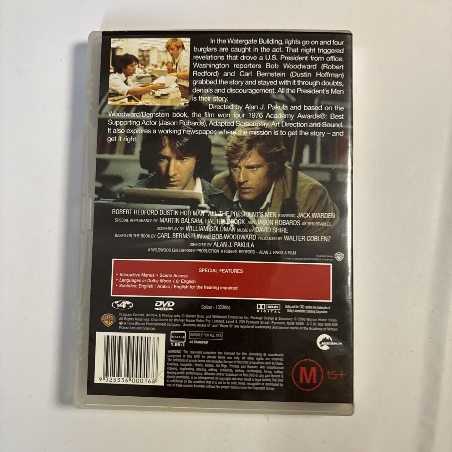 All The President's Men (DVD, 1976) Robert Redford Region 4