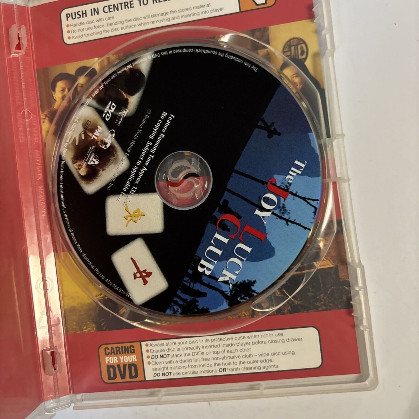 The Joy Luck Club (DVD, 1993) Amy Tan, Lisa Lu, Ming-Na Wen Region 4