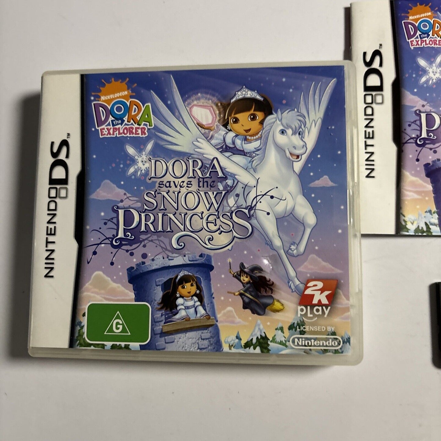 Dora The Explorer Dora Saves The Snow Princess Nintendo DS Manual