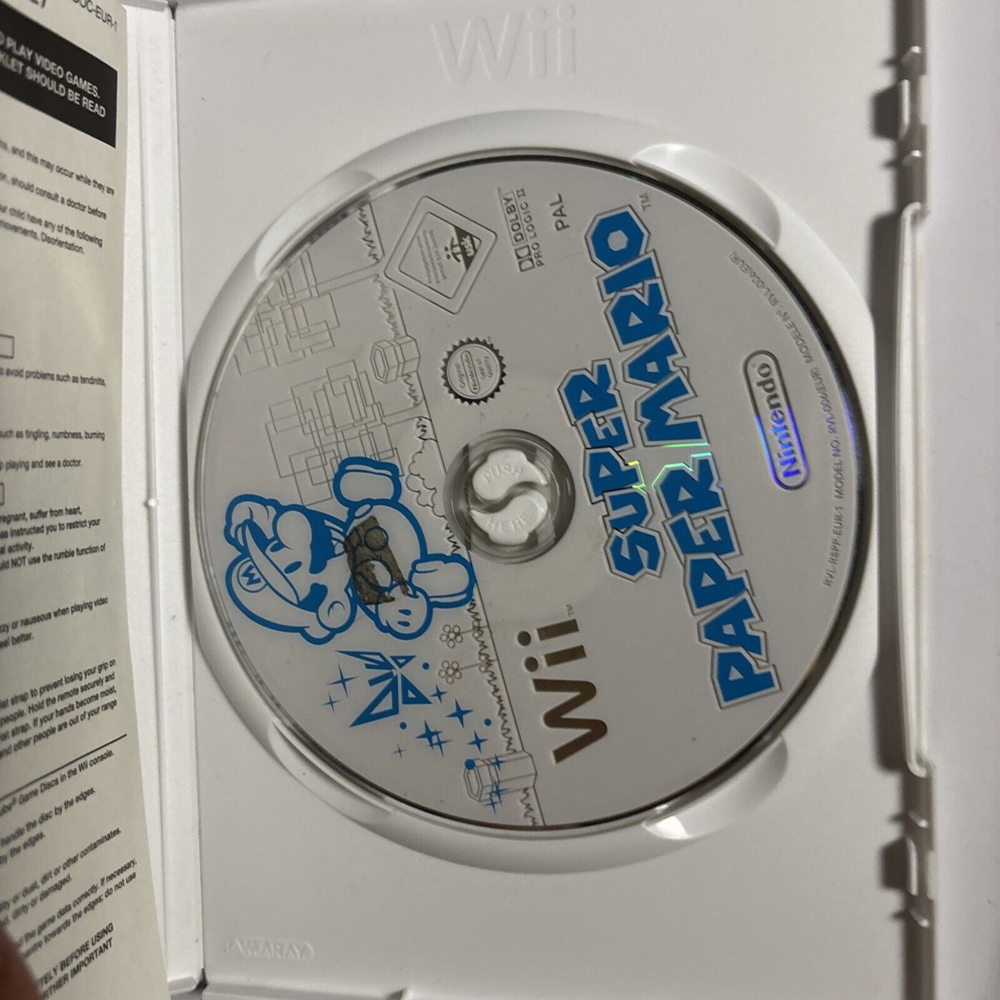 Super Paper Mario (Nintendo Wii, 2007) PAL