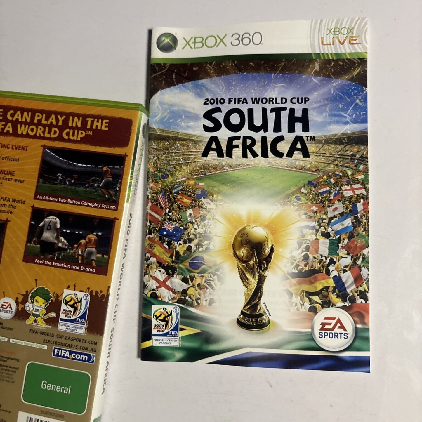 2010 FIFA World Cup - South Africa | Xbox 360 Game Complete Manual PAL