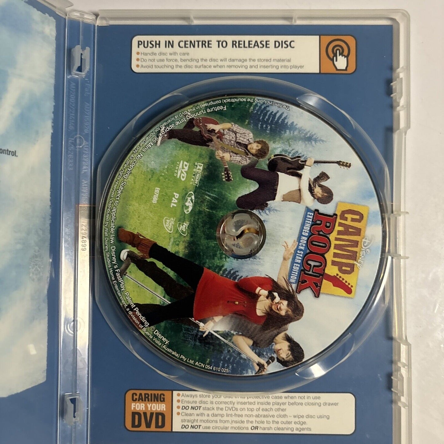 Camp Rock (DVD, 2008) Jonas Brothers, Demi Lovato Region 4