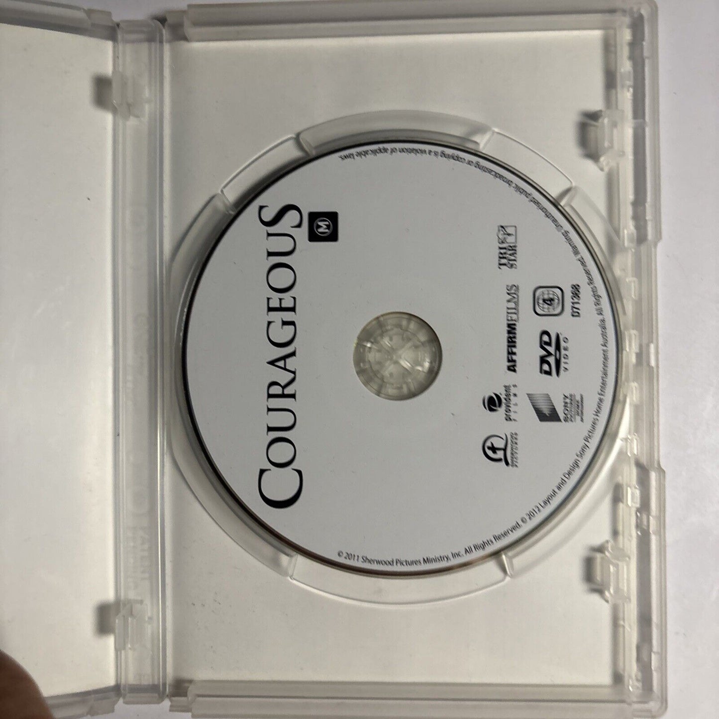 Courageous (DVD, 2011) Joy-Anna Duggar, Rusty Martin Sr., Ed Litton Region 4