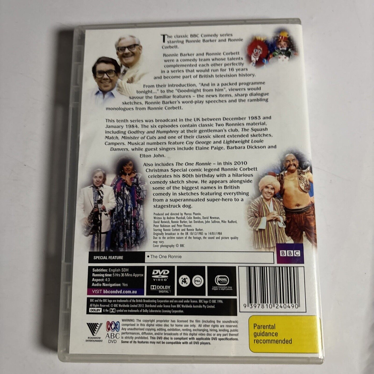 The Two Ronnies : Series 10 (DVD, 1982) Ronnie Barrier, Ronnie Corbett Region 4