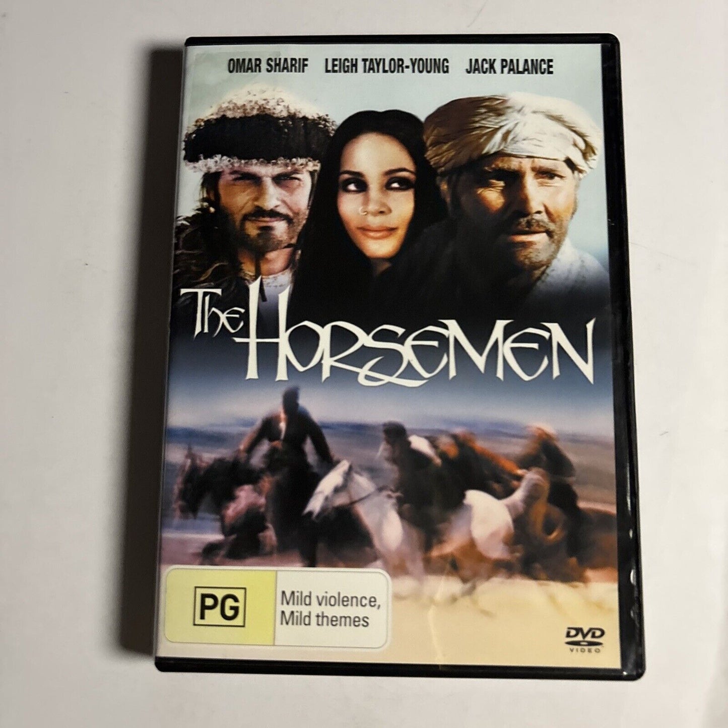 The Horsemen (DVD, 1970) Omar Sharif, Leigh Taylor-Young, Jack Palance Region 4