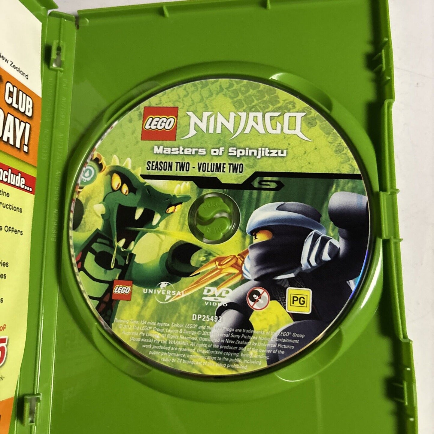 Lego Ninjago - Masters of Spinjitzu : Series 2 : Vol 2 (DVD, 2011) Region 4 &2