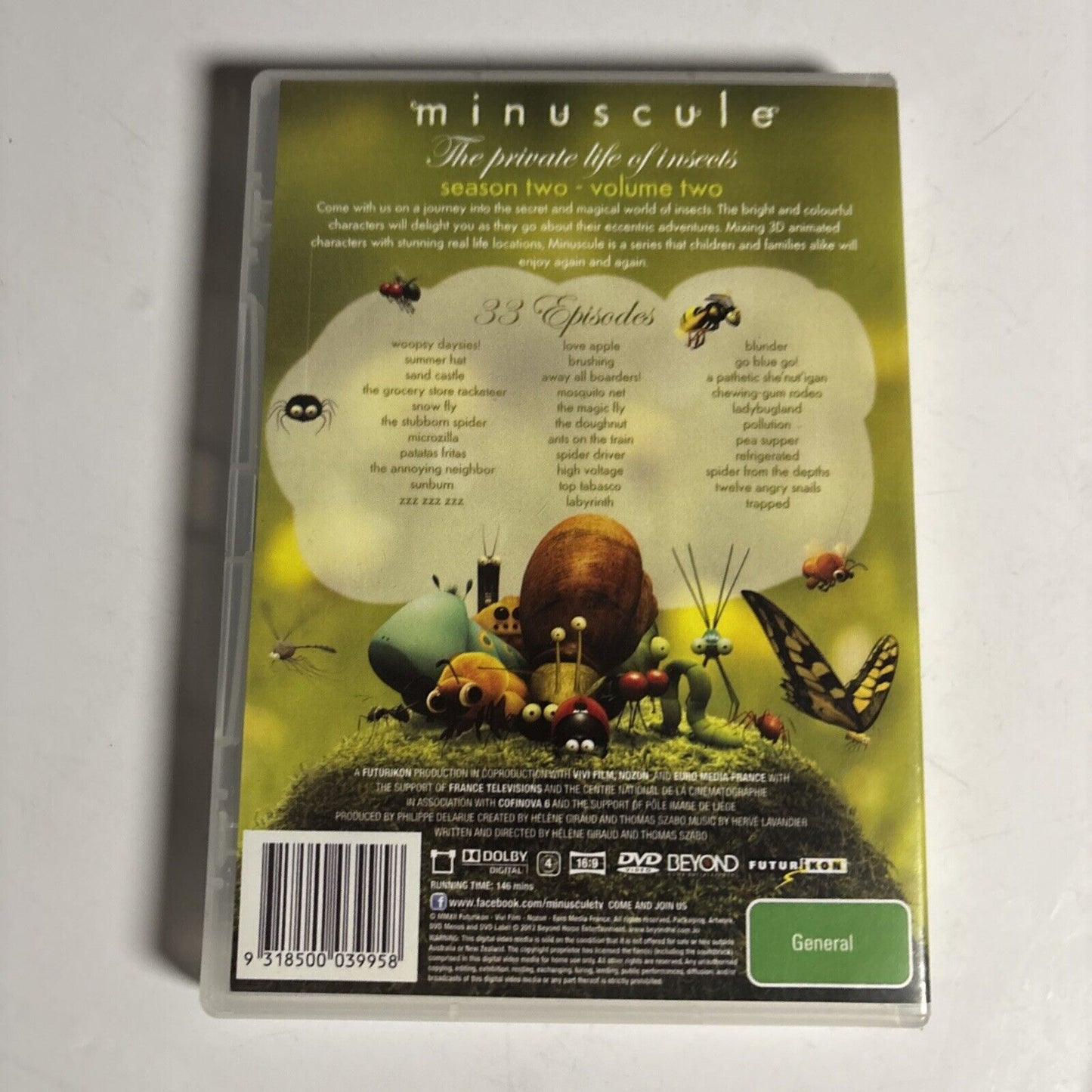 Minuscule - The Private Life of Insects : Season 2 : Part 2 (DVD, 2010) Region 4