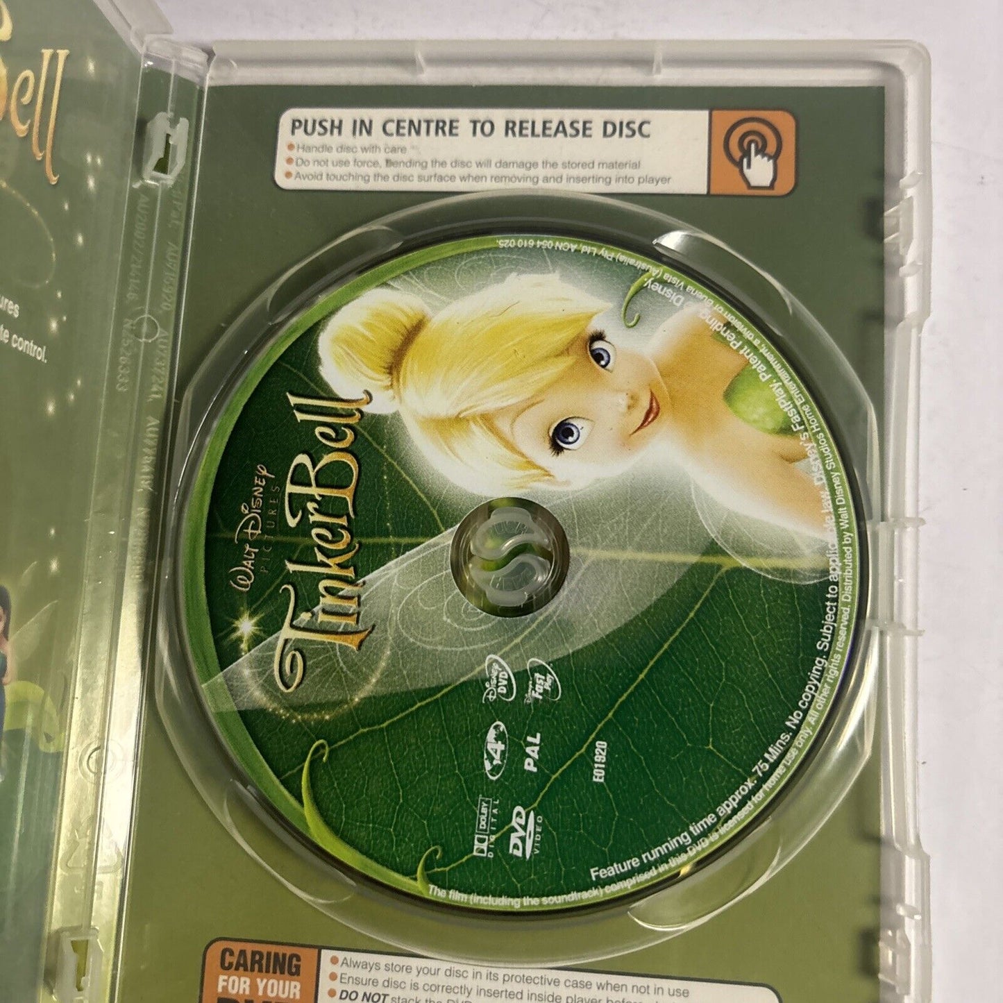 Tinker Bell (DVD, 2008) Disney Region 4