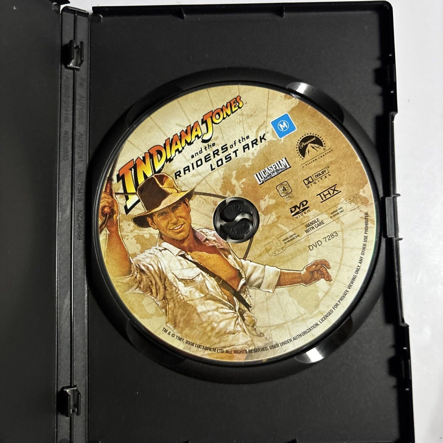 Indiana Jones and the Raiders of the Lost Ark (DVD, 1981) Harrison Ford Region 4